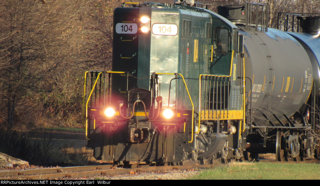 Ohio South Central Railroad (OSCR) 104